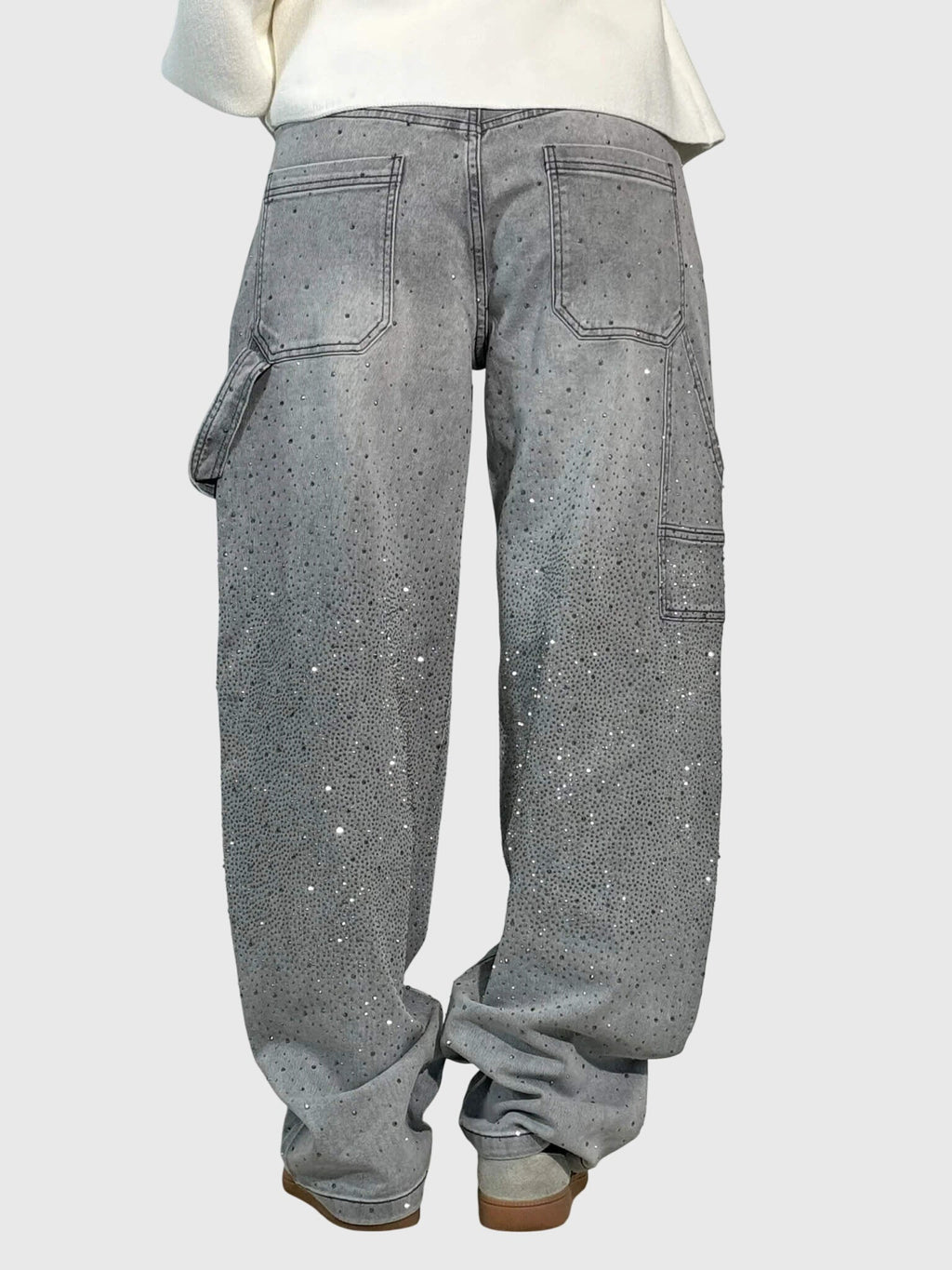 Davellia | Women’s Relaxed Balloon Fit Denim Pants
