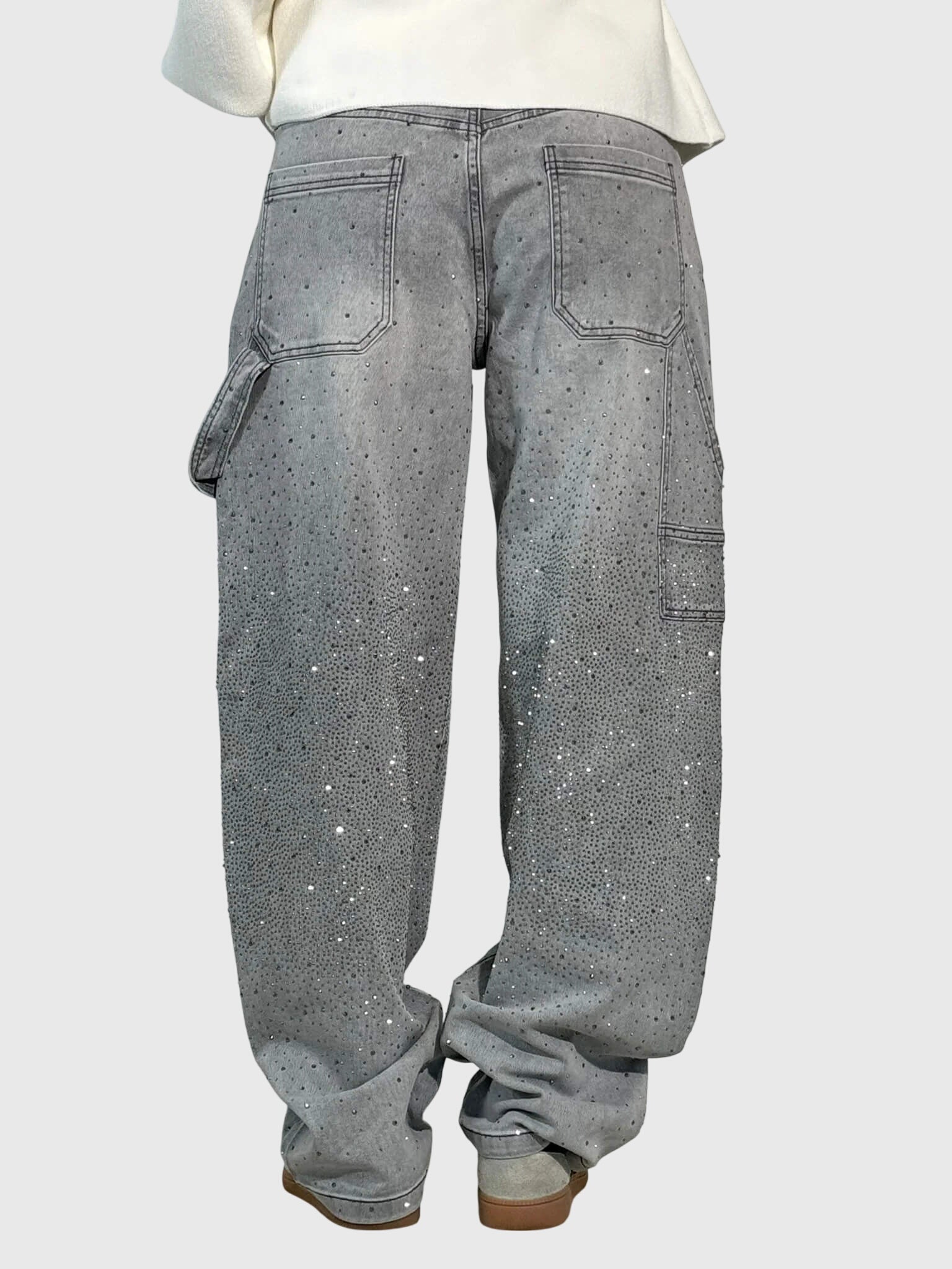 Davellia | Women’s Relaxed Balloon Fit Denim Pants