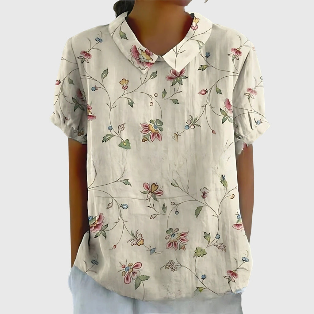 Davellia | Floral Loose Blouse