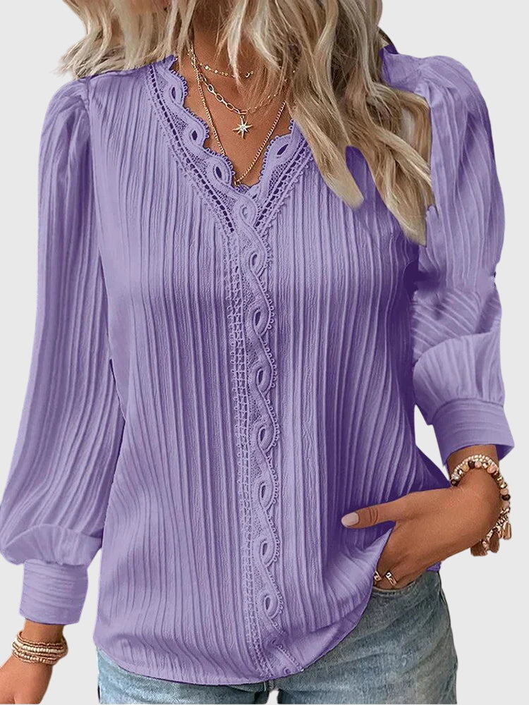 Davellia | Vintage Boho Lace Blouse