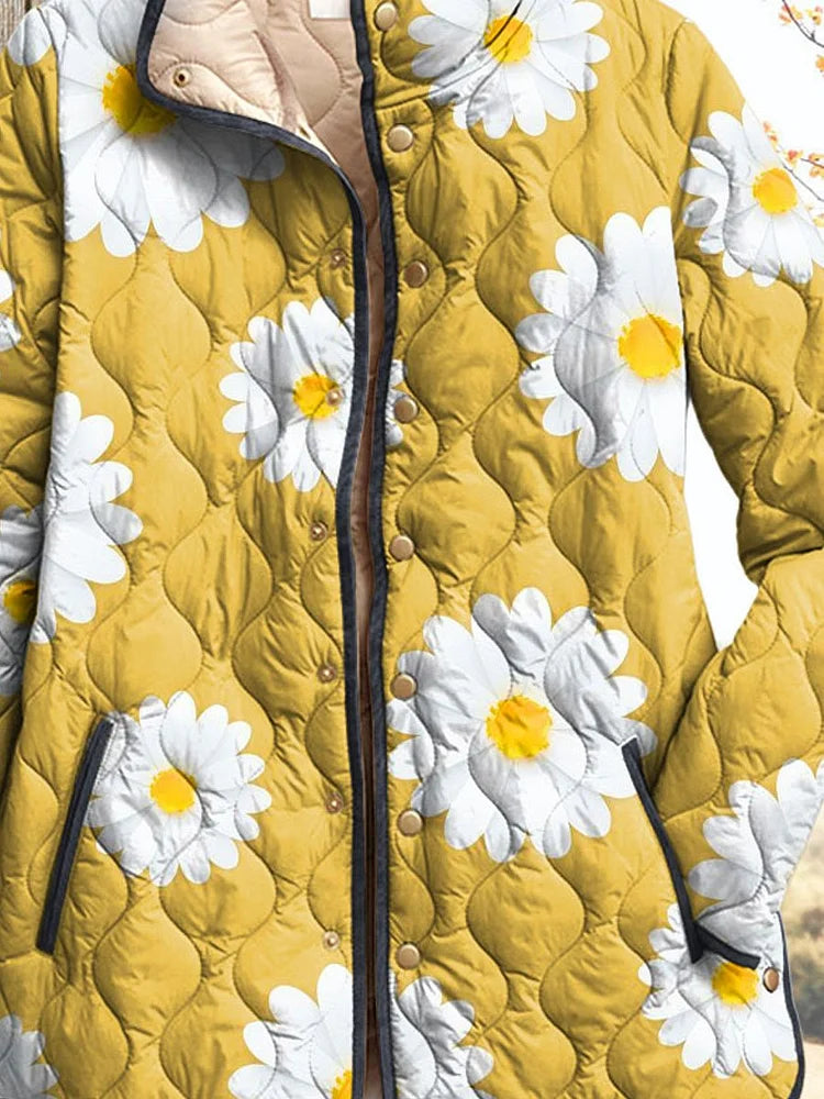 Davellia | Charming Daisy Pattern Women's Jacket