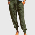 Davellia | Women’s Leopard Print Casual Pants