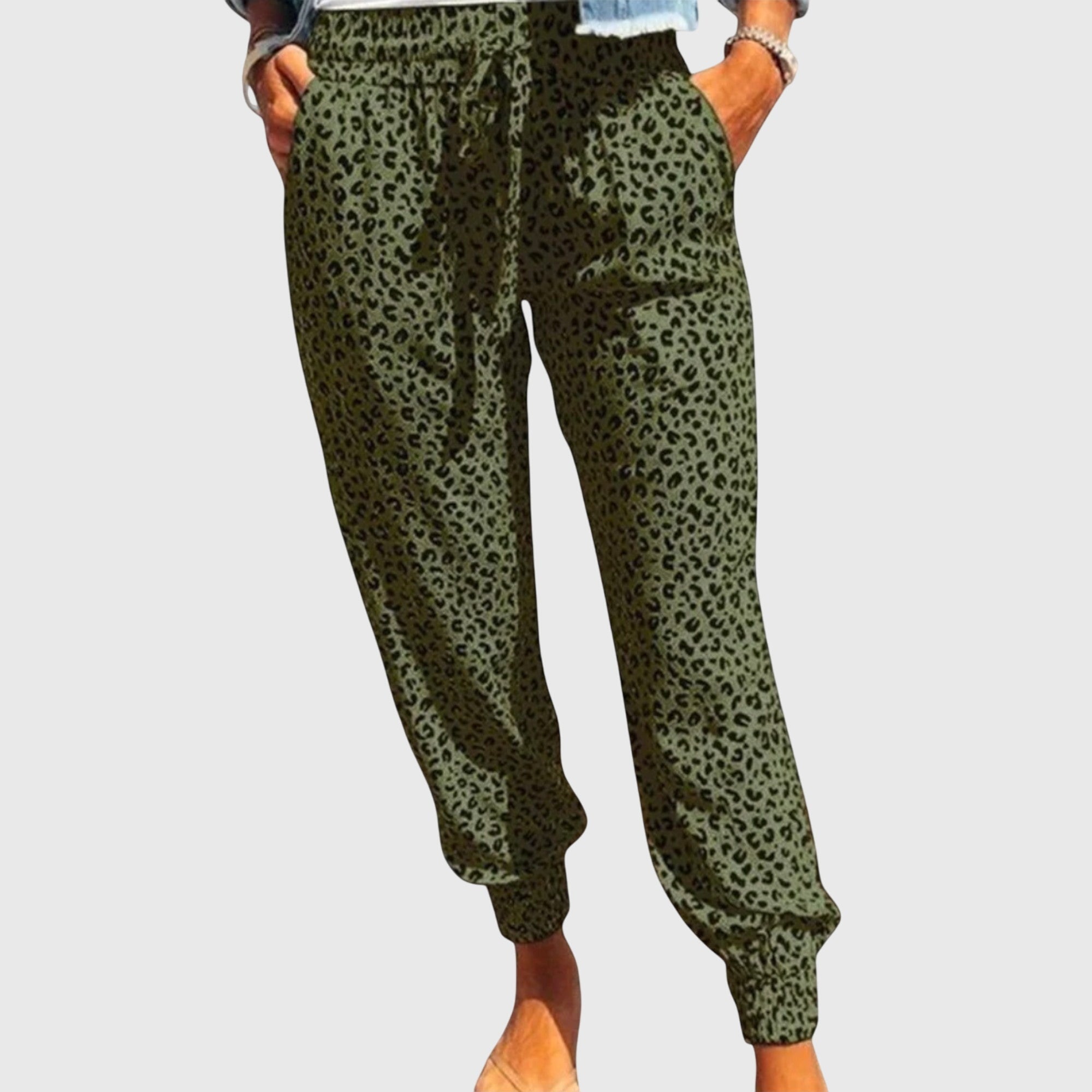 Davellia | Women’s Leopard Print Casual Pants