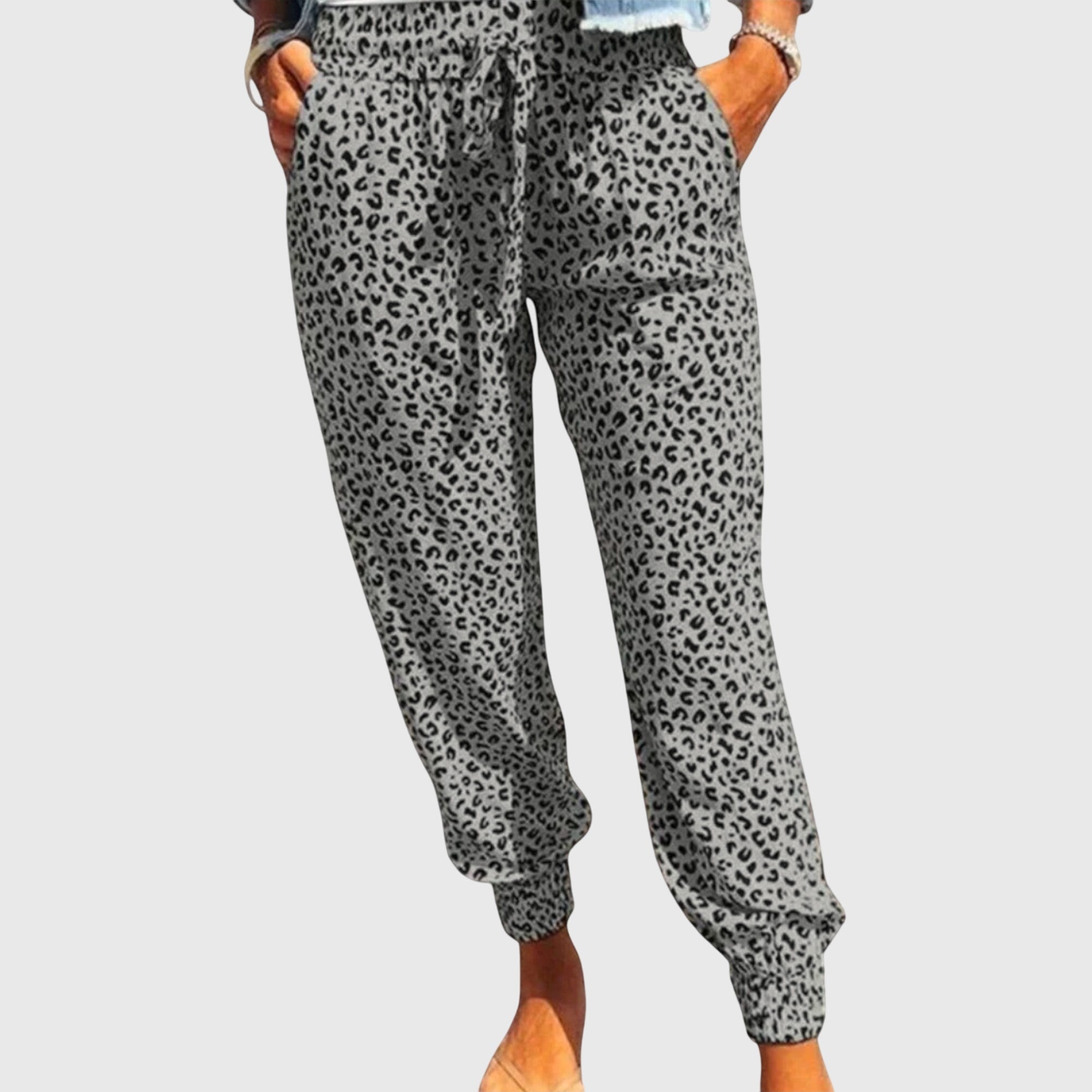 Davellia | Women’s Leopard Print Casual Pants