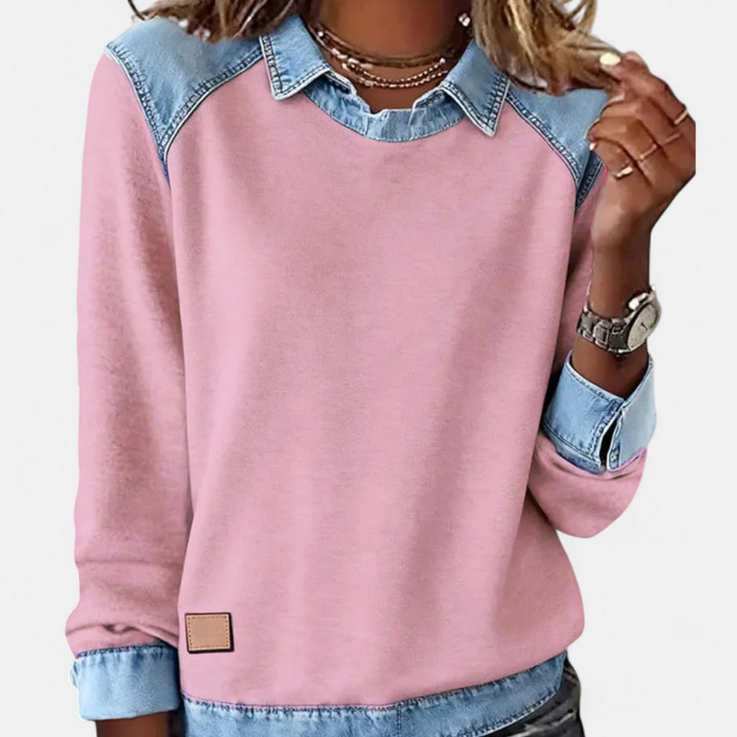 Davellia | Casual Chic Denim Top