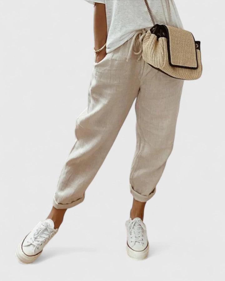 Davellia | Women’s Elegant Wide Leg Tailored Pants