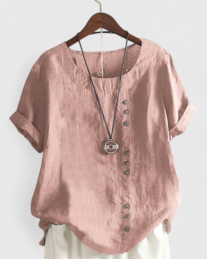 Davellia | Women’s Casual Dandelion Print T-Shirt