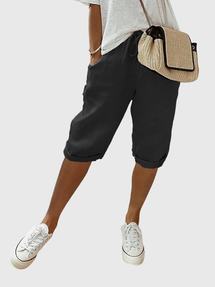 Davellia | Women’s Casual Summer Knee-Length Pants