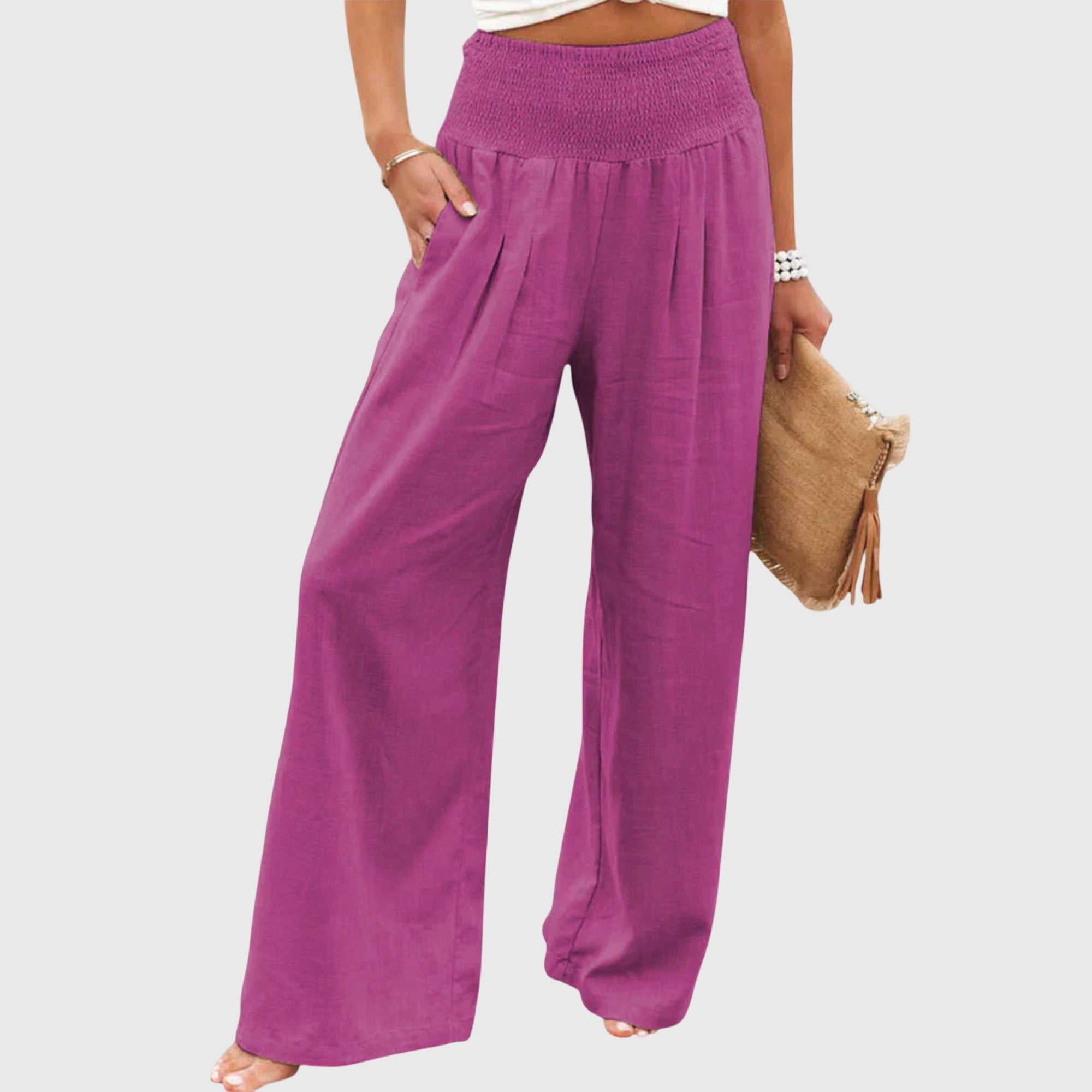 Davellia | Women’s Minimal Chic Straight Pants
