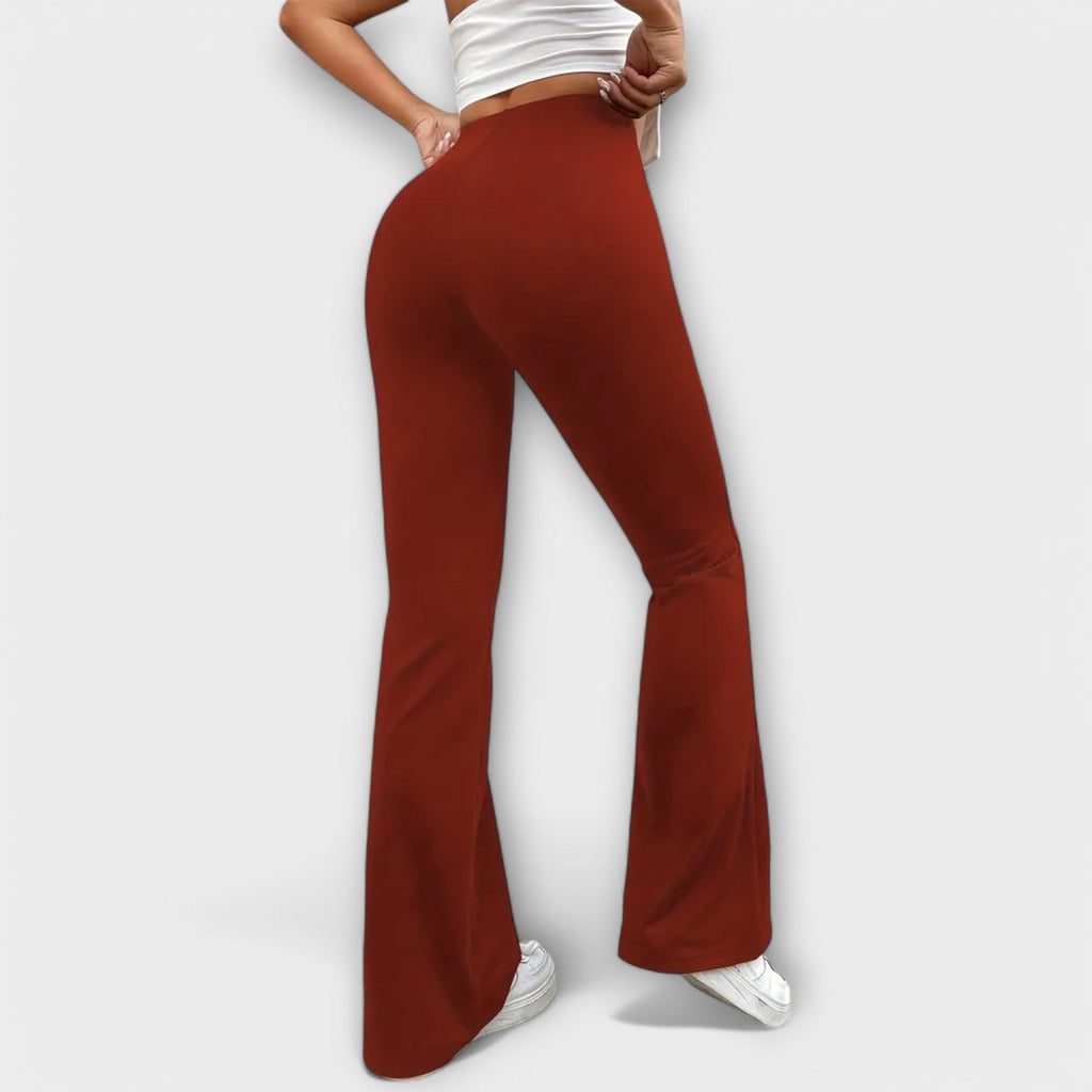 Davellia | Women’s High-Waist Flared Pants