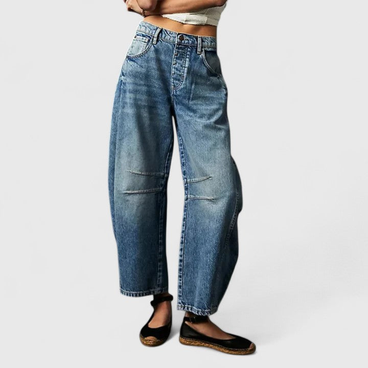 Davellia | Women’s Wide Leg Denim Jeans