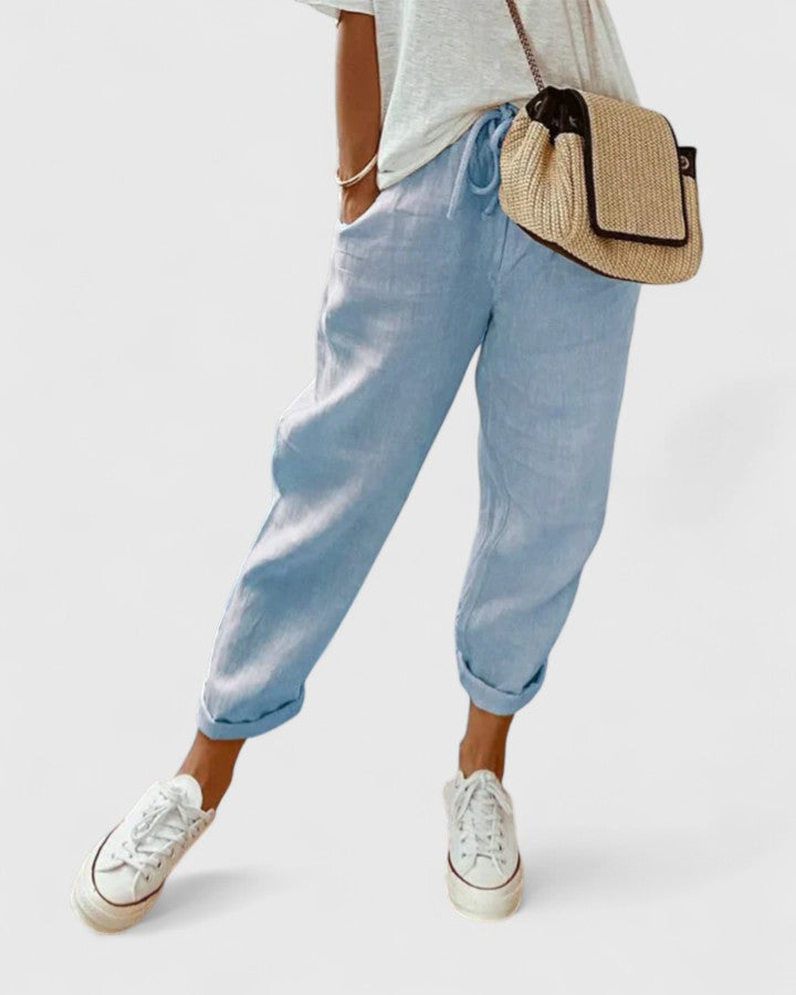 Davellia | Women’s Elegant Wide Leg Tailored Pants