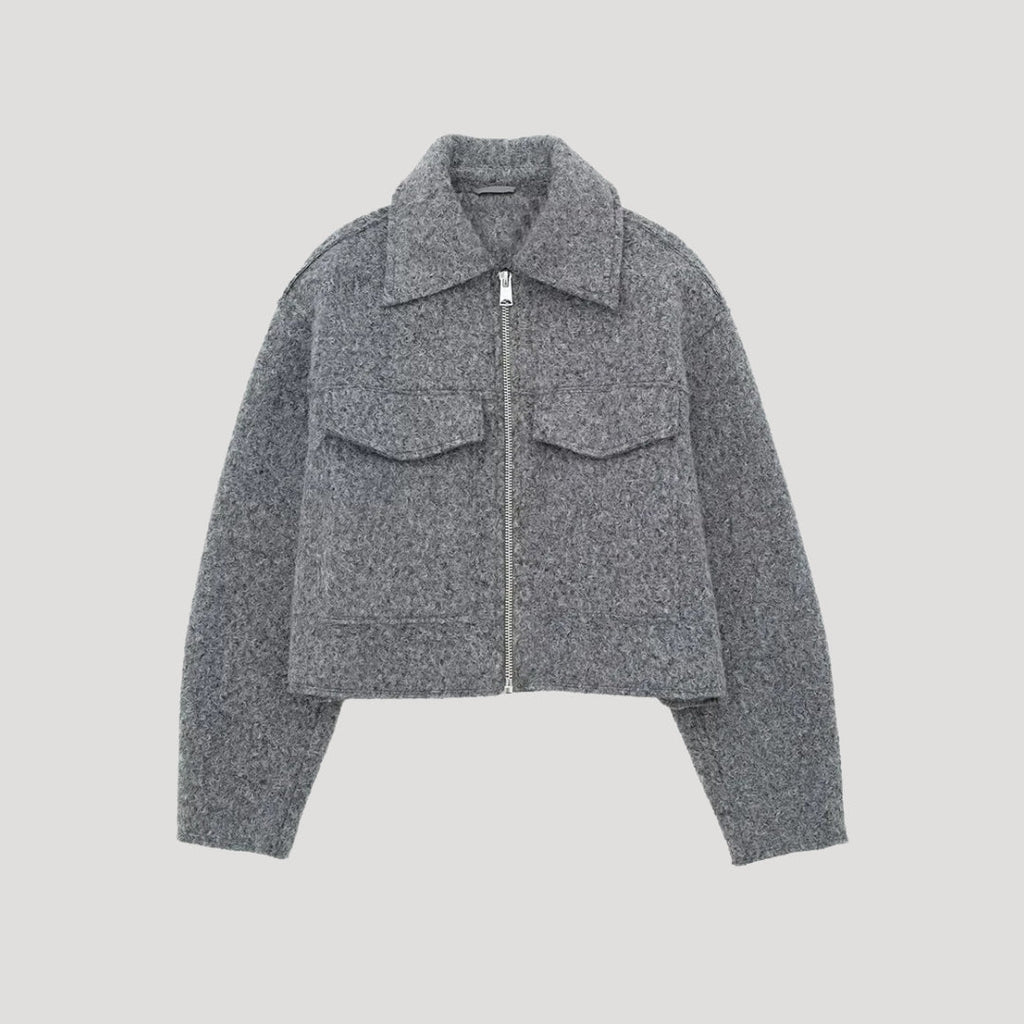 Davellia  | Spring Zip Front Cropped Women Jacket