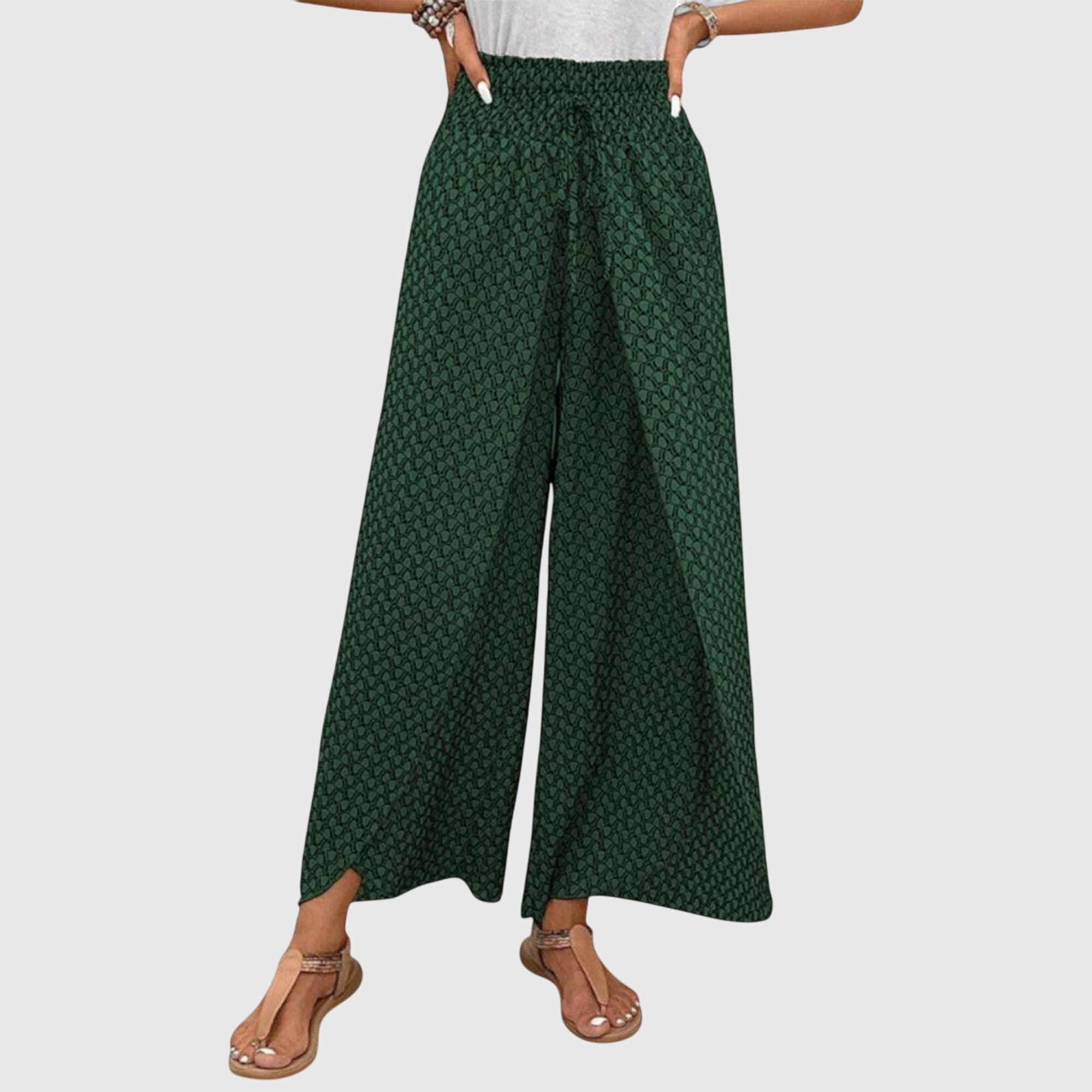 Davellia | Women’s Printed Wide Leg Summer Pants