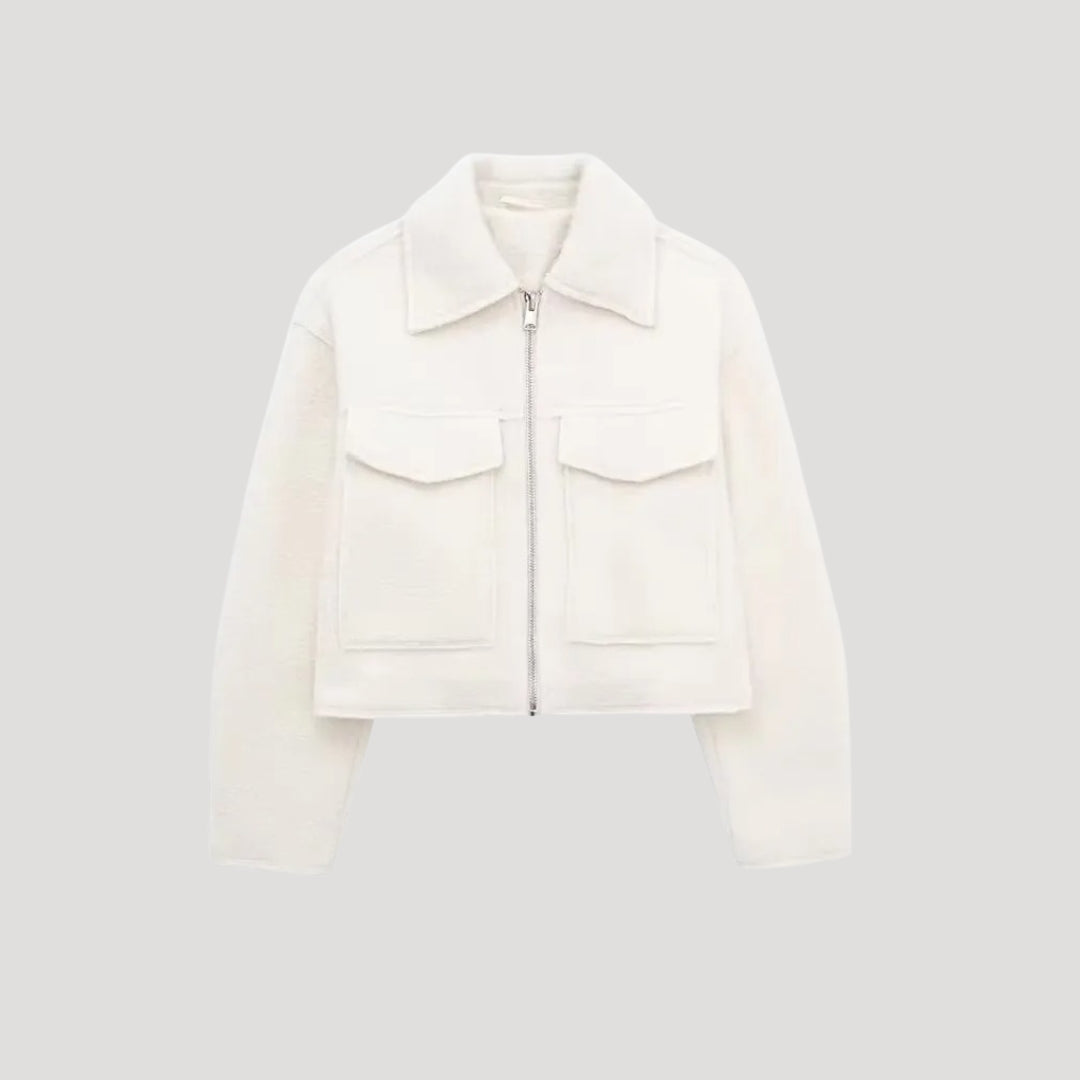 Davellia  | Spring Zip Front Cropped Women Jacket