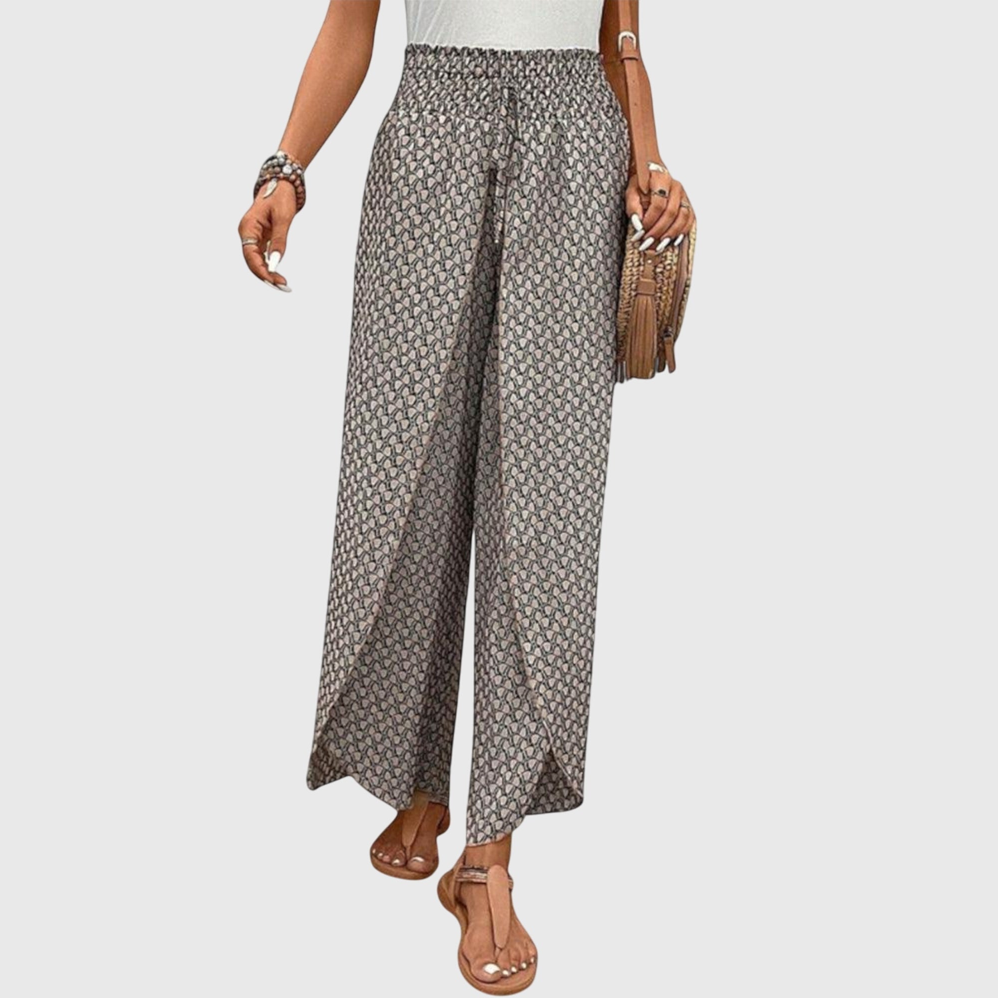 Davellia | Women’s Printed Wide Leg Summer Pants