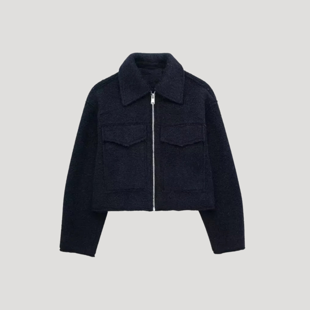 Davellia  | Spring Zip Front Cropped Women Jacket