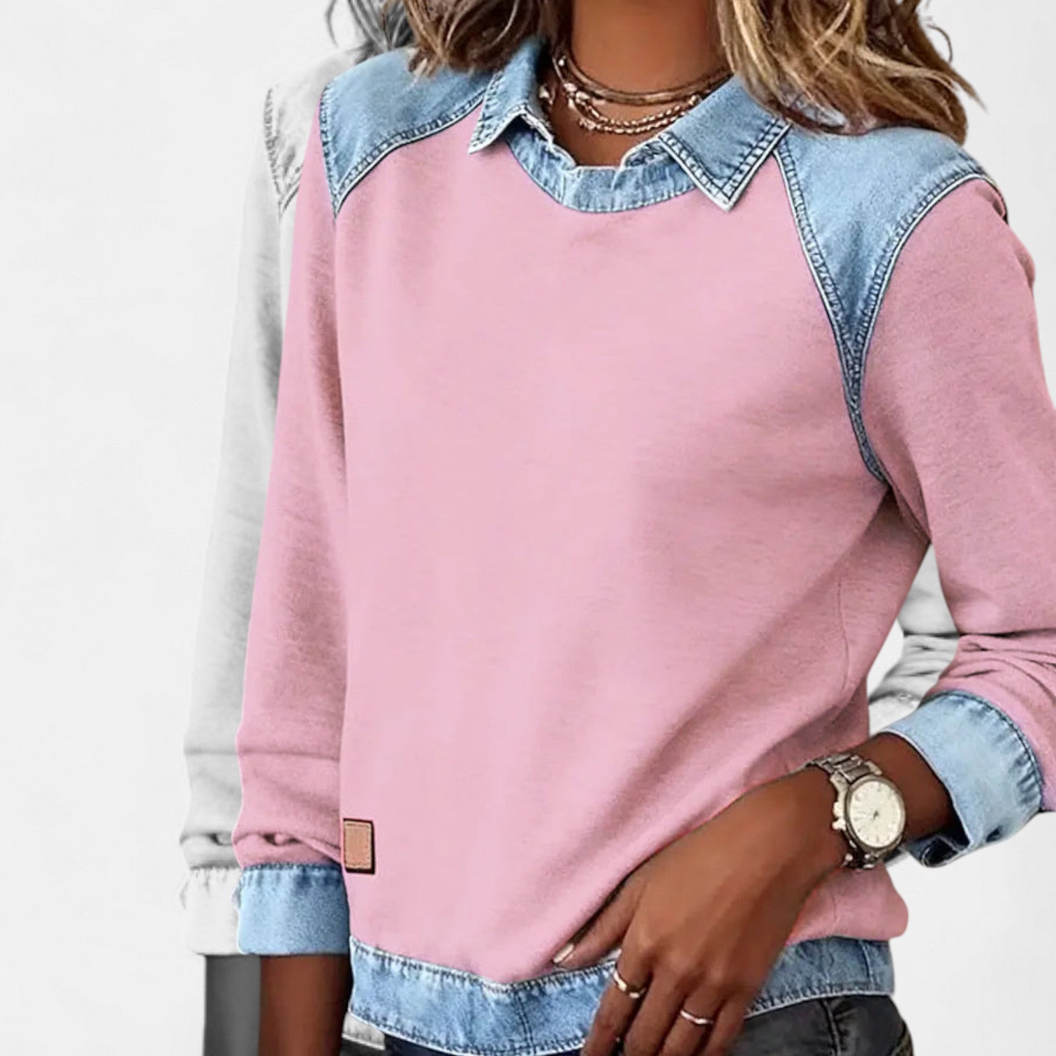 Davellia | Casual Chic Denim Top