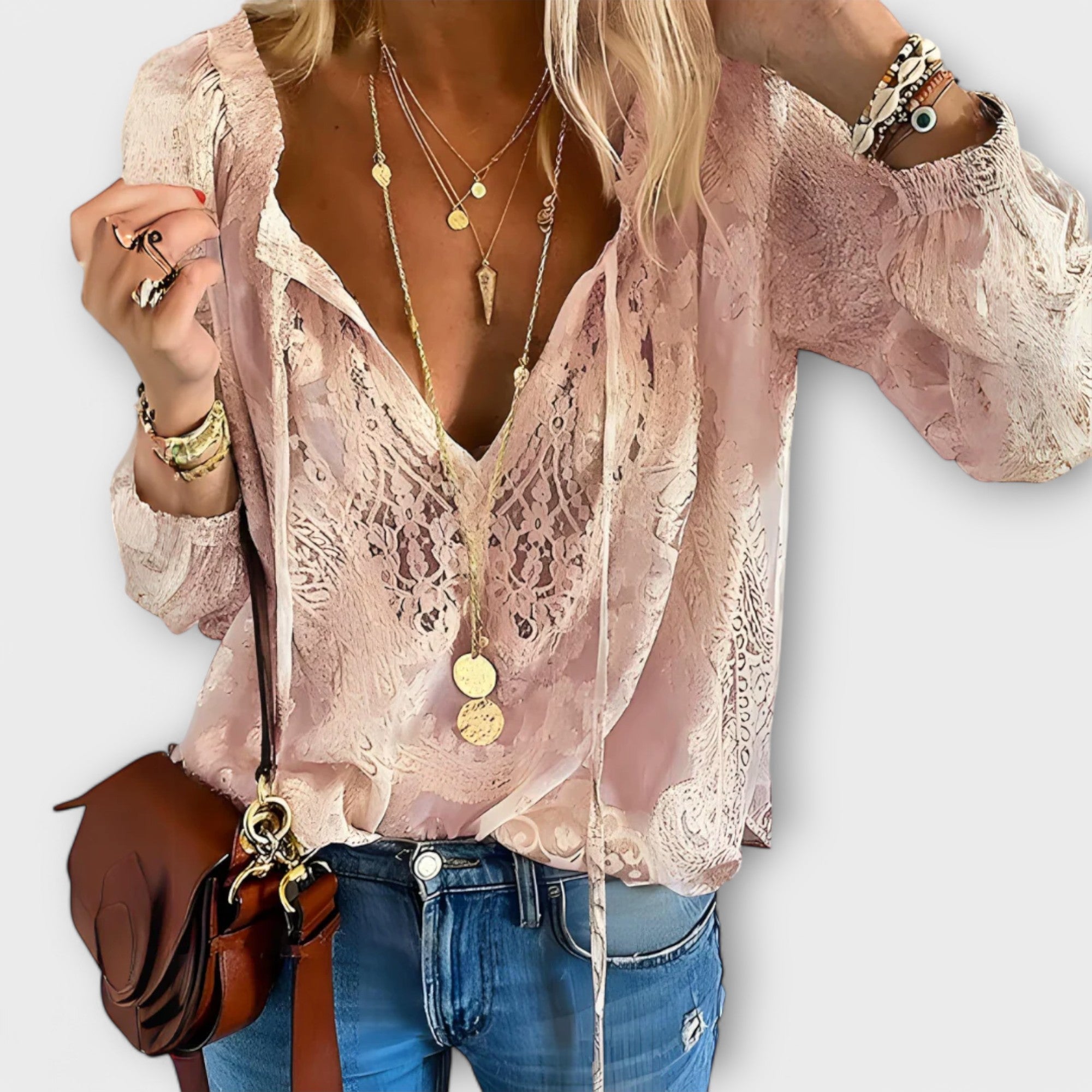 Davellia | Elegant Bohemian Blouse