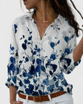Davellia | Women's Colorful Striped Button-Up Shirt