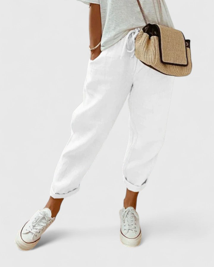 Davellia | Women’s Elegant Wide Leg Tailored Pants