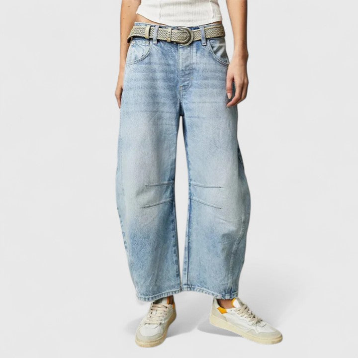 Davellia | Women’s Wide Leg Denim Jeans