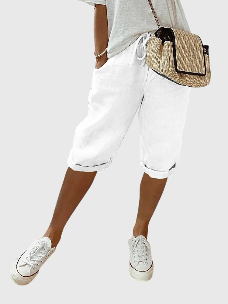 Davellia | Women’s Casual Summer Knee-Length Pants