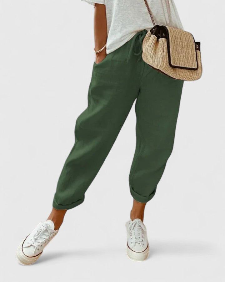 Davellia | Women’s Elegant Wide Leg Tailored Pants