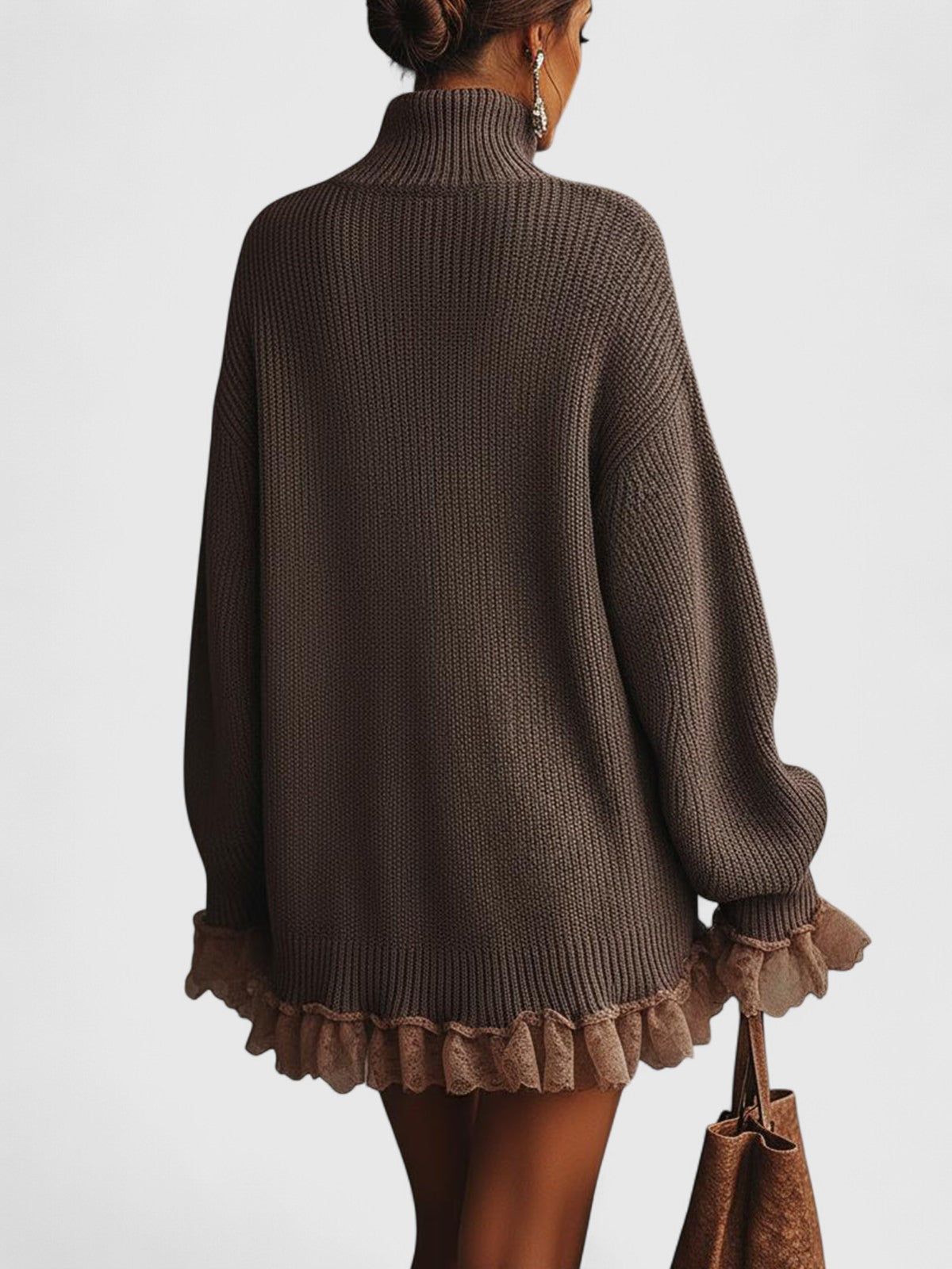 Davellia | Ruffled Knit Dress