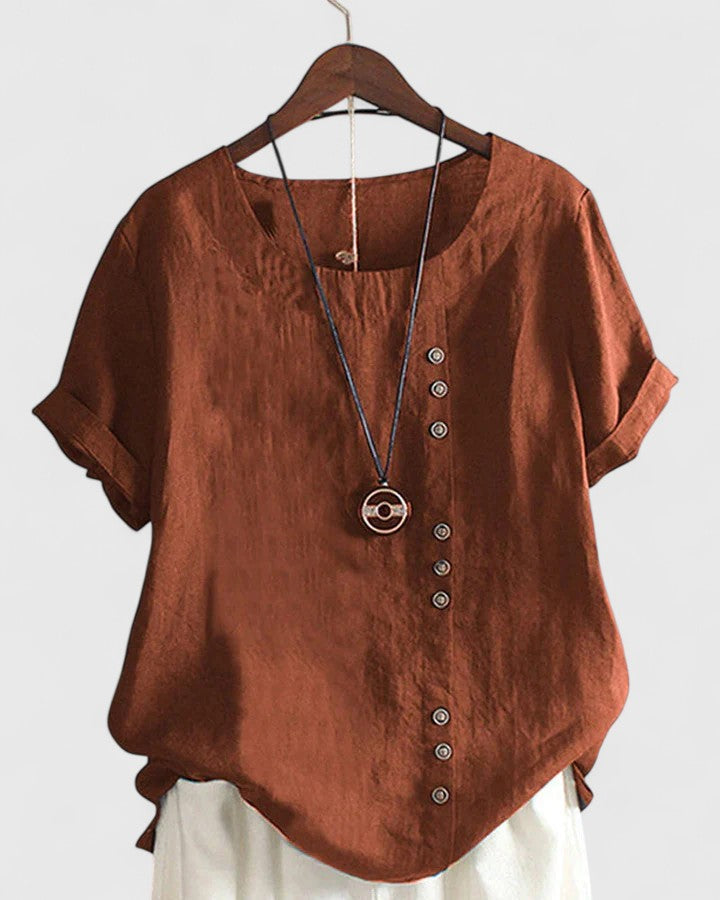 Davellia | Women’s Casual Dandelion Print T-Shirt