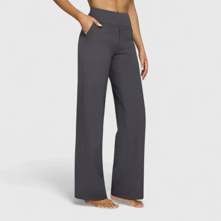 Davellia | Women’s High-Waist Straight Pants