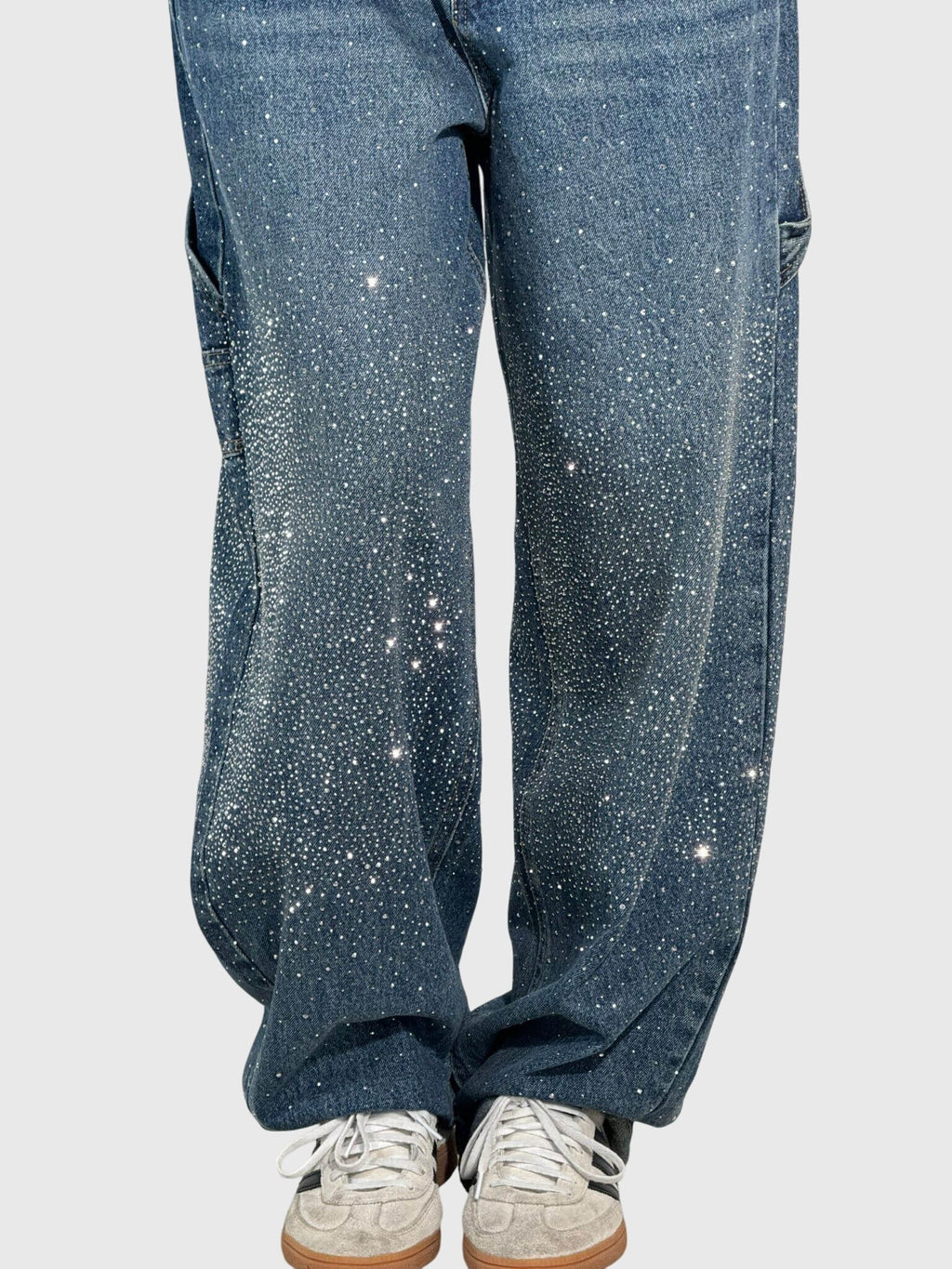 Davellia | Women’s Relaxed Balloon Fit Denim Pants