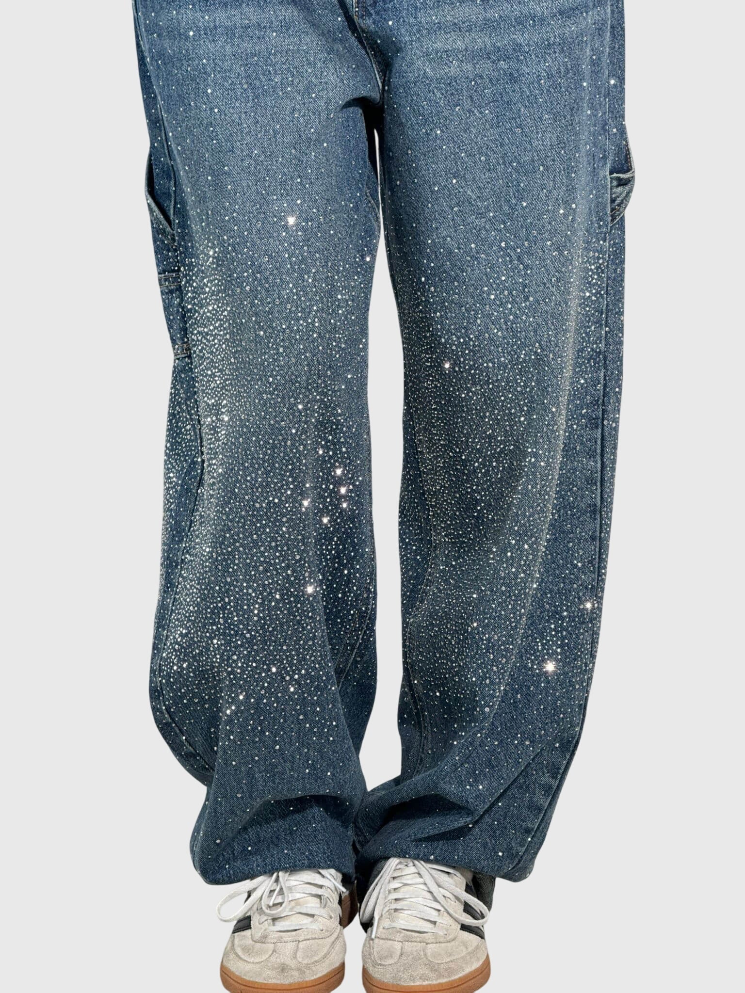 Davellia | Women’s Relaxed Balloon Fit Denim Pants