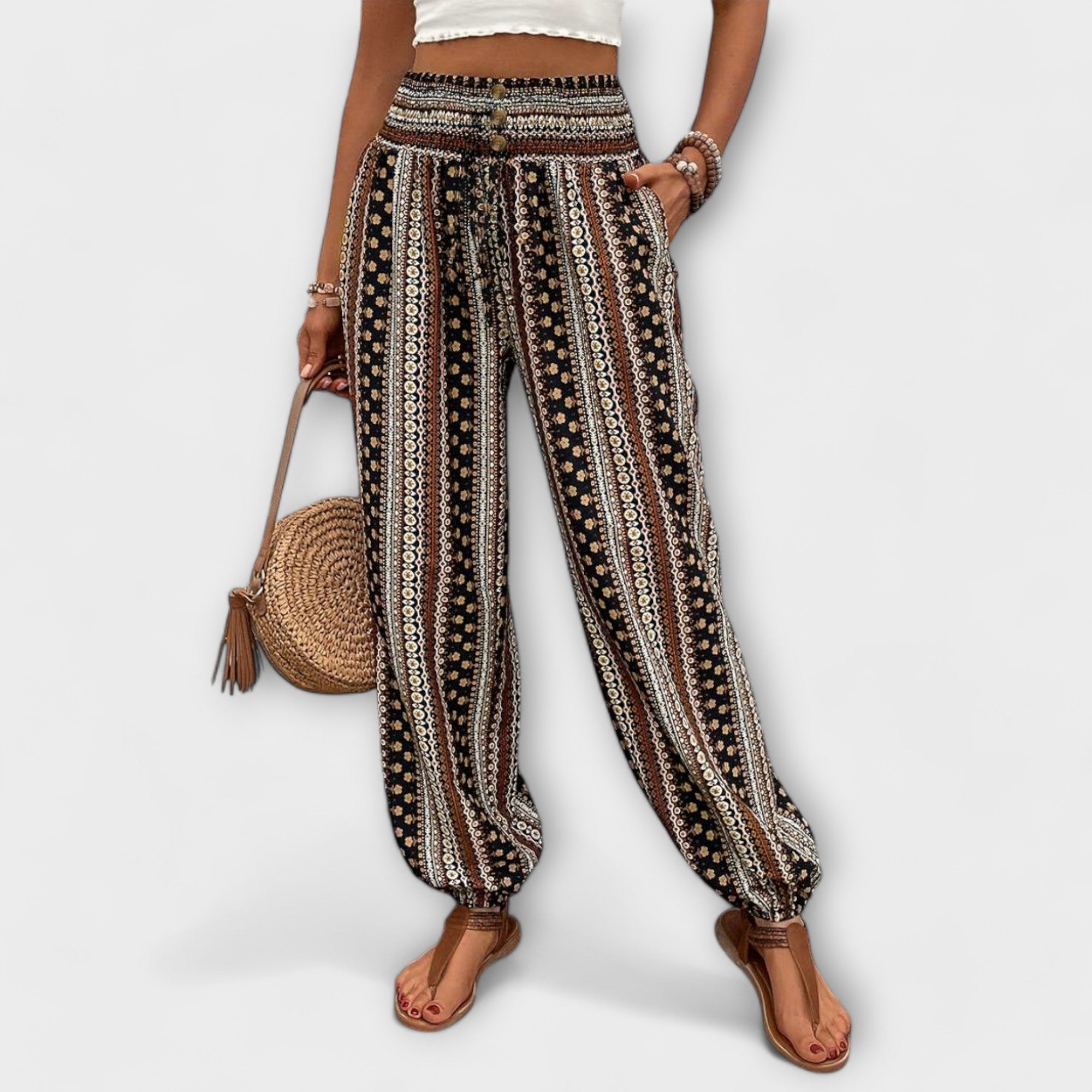 Davellia | Women’s Bohemian Print Pants