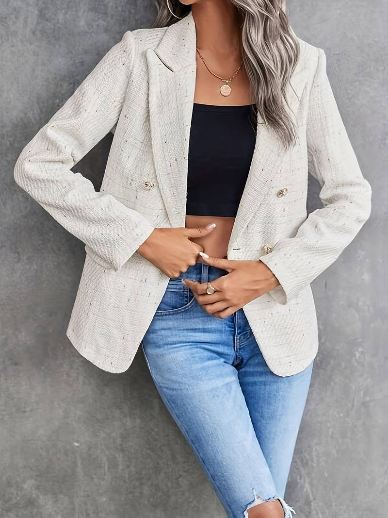 Davellia | Women’s Classic Double-Breasted Blazer