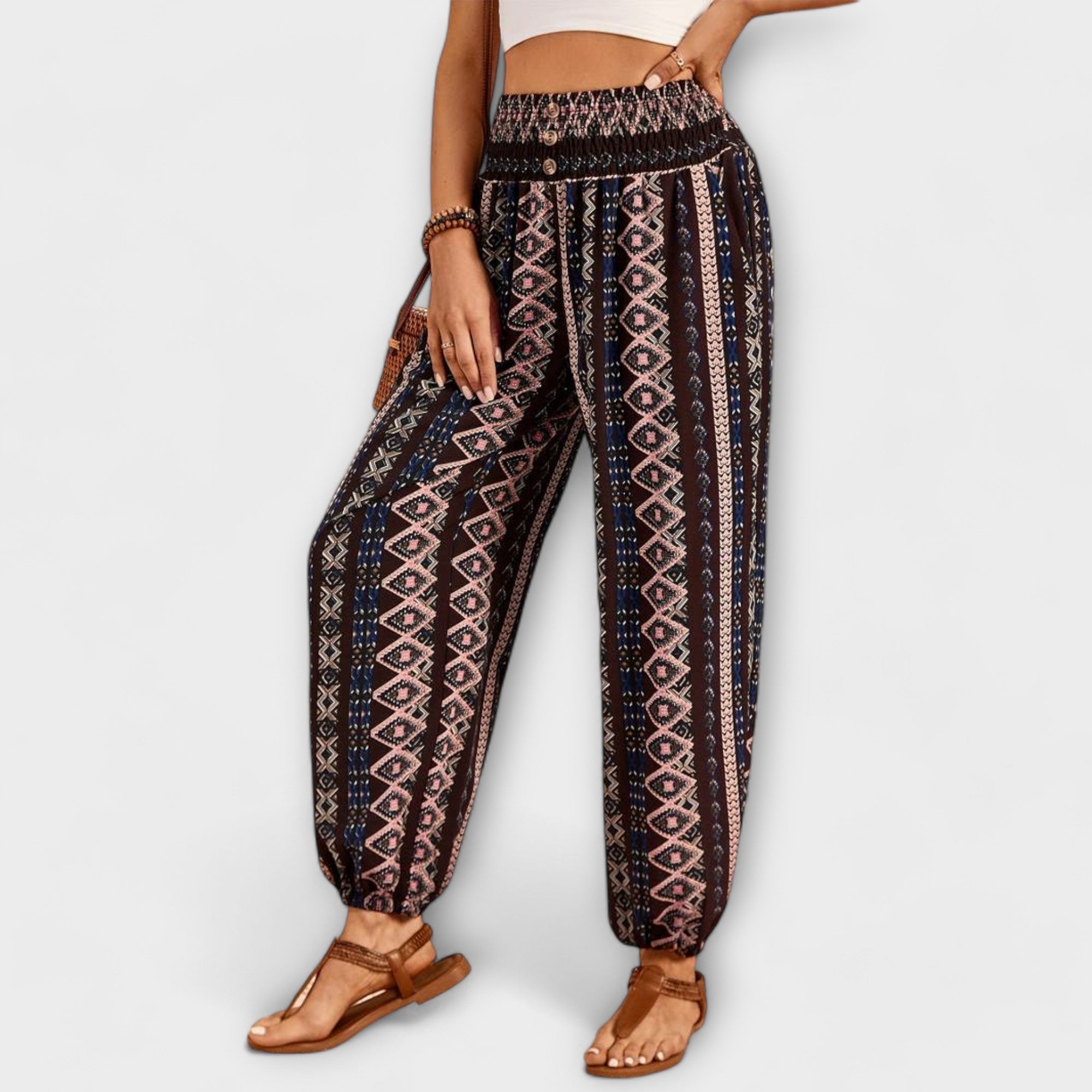 Davellia | Women’s Bohemian Print Pants