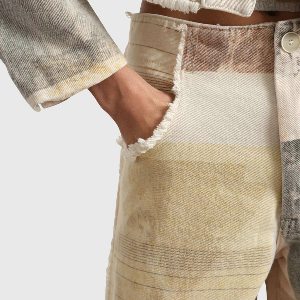 Davellia | Women’s Patchwork Statement Pants