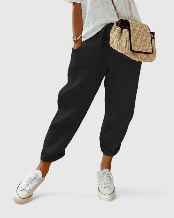 Davellia | Women’s Elegant Wide Leg Tailored Pants