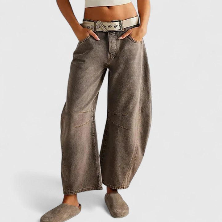 Davellia | Women’s Wide Leg Denim Jeans