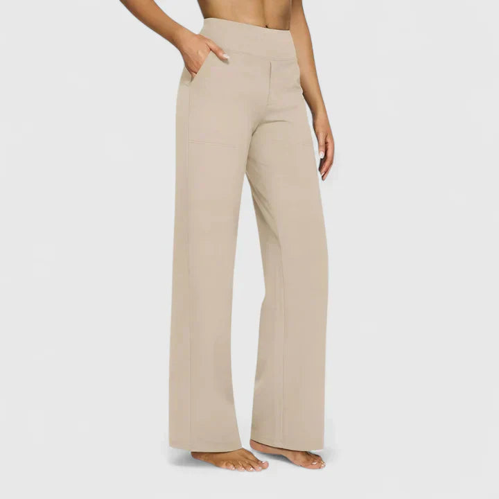 Davellia | Women’s High-Waist Straight Pants