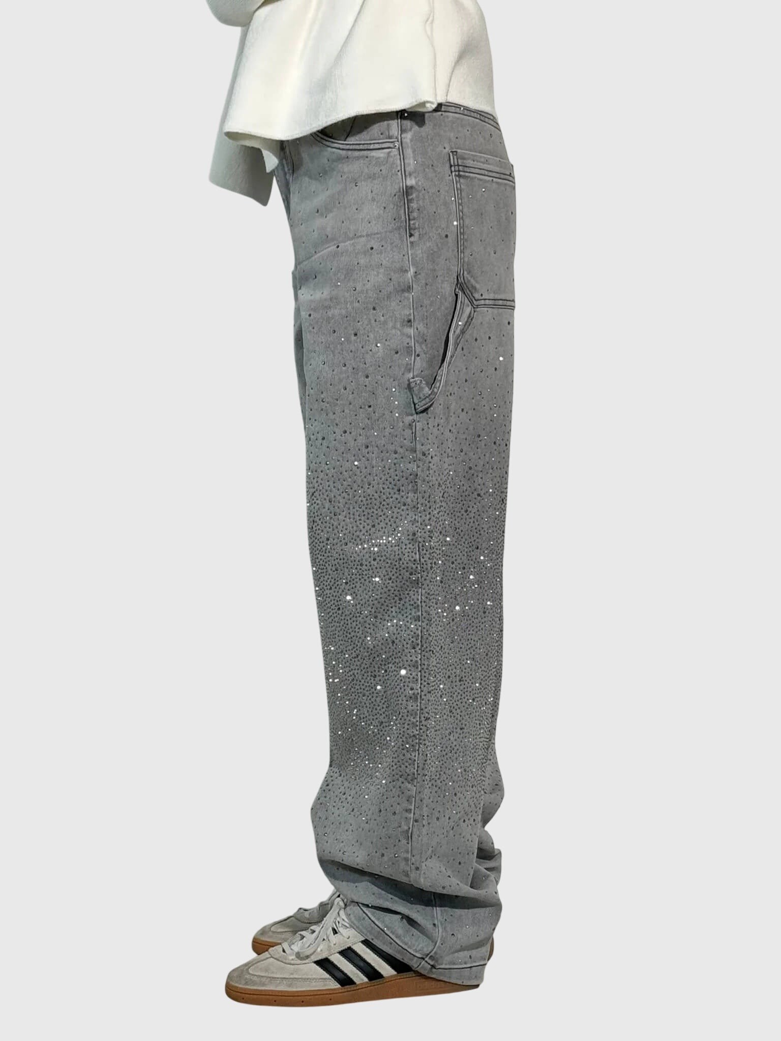 Davellia | Women’s Relaxed Balloon Fit Denim Pants