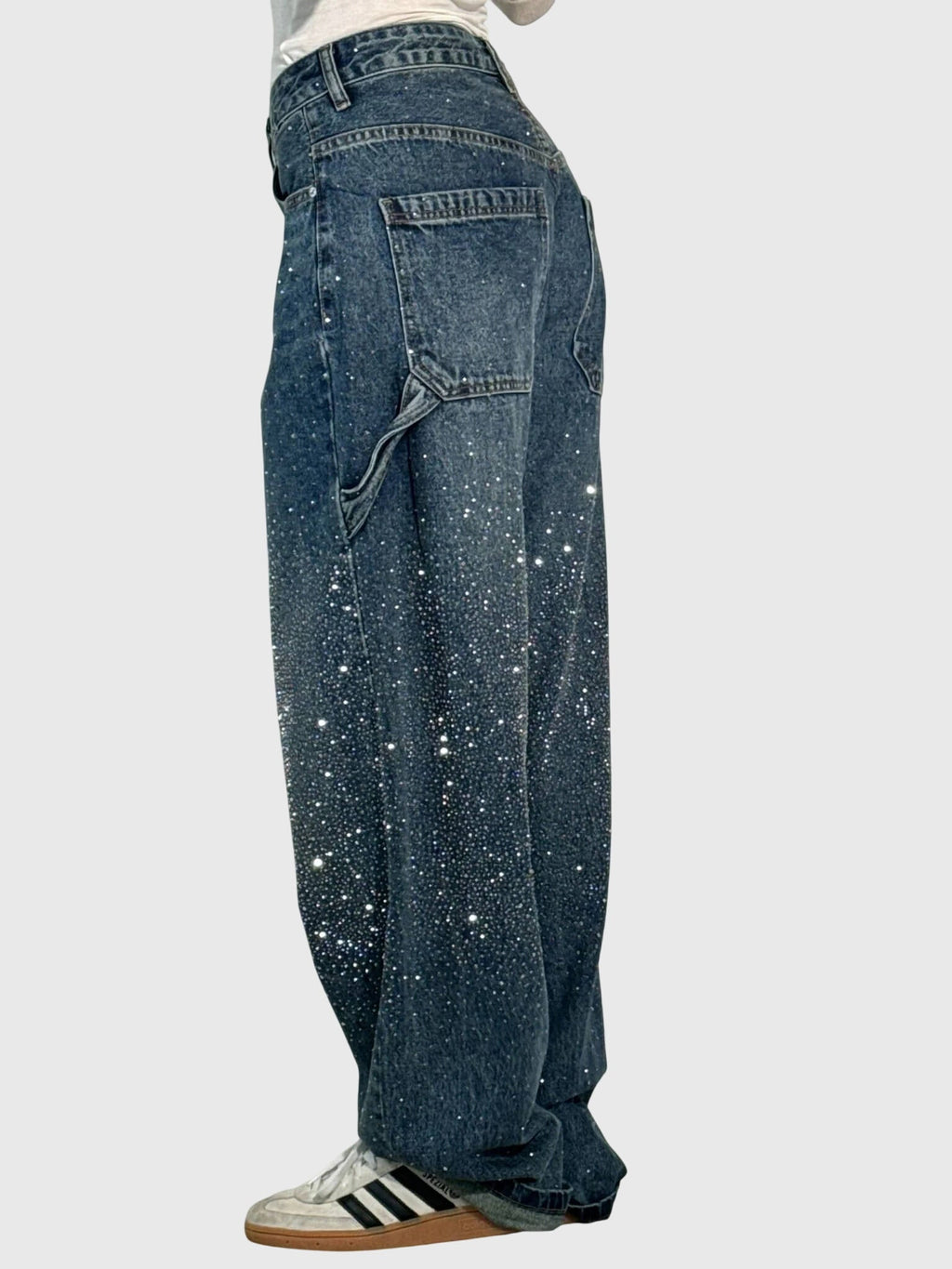 Davellia | Women’s Relaxed Balloon Fit Denim Pants