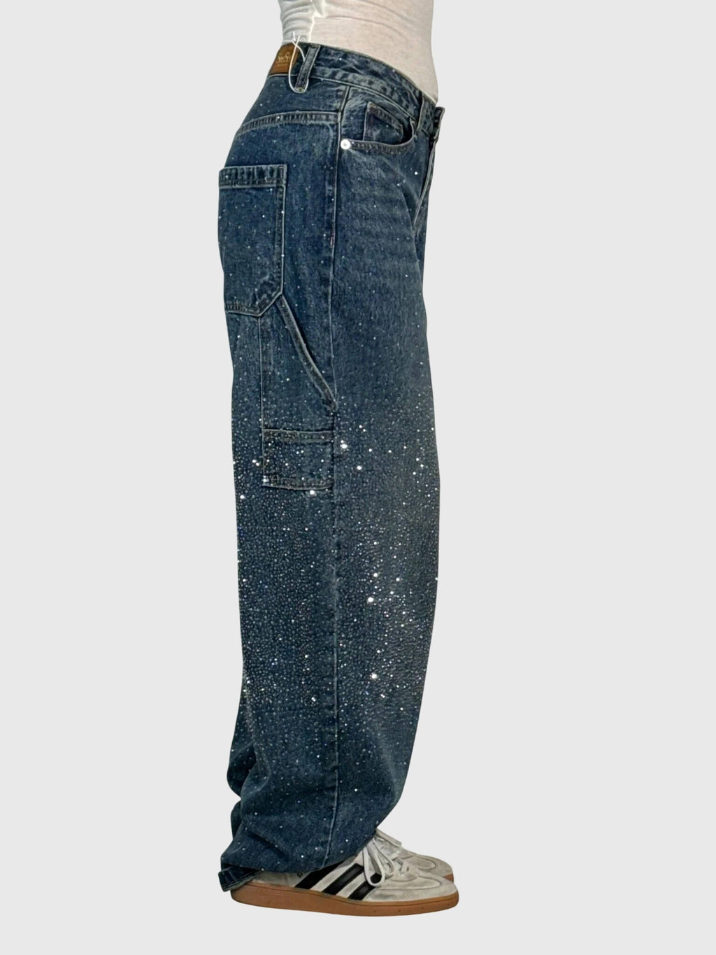 Davellia | Women’s Relaxed Balloon Fit Denim Pants