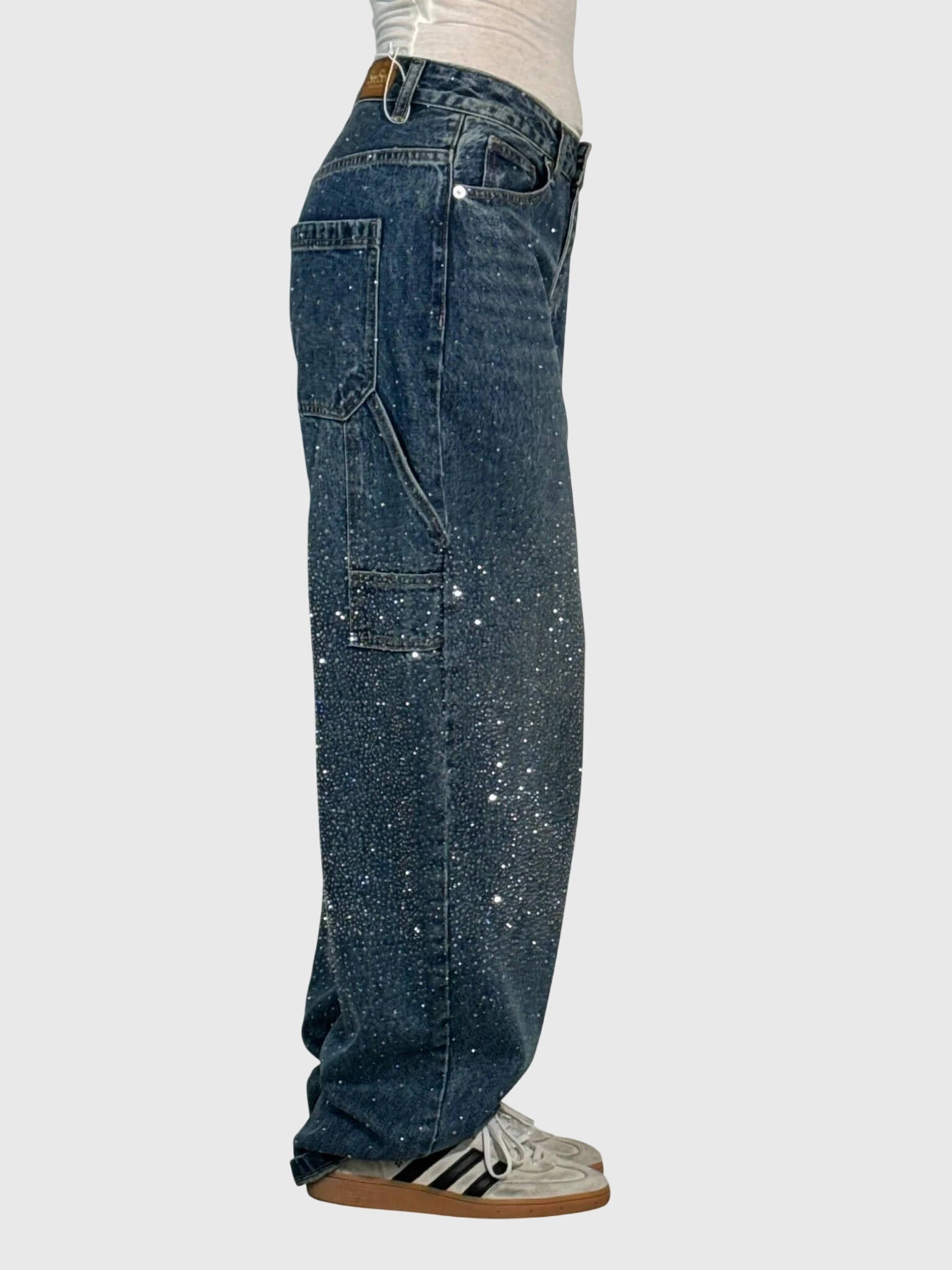 Davellia | Women’s Relaxed Balloon Fit Denim Pants
