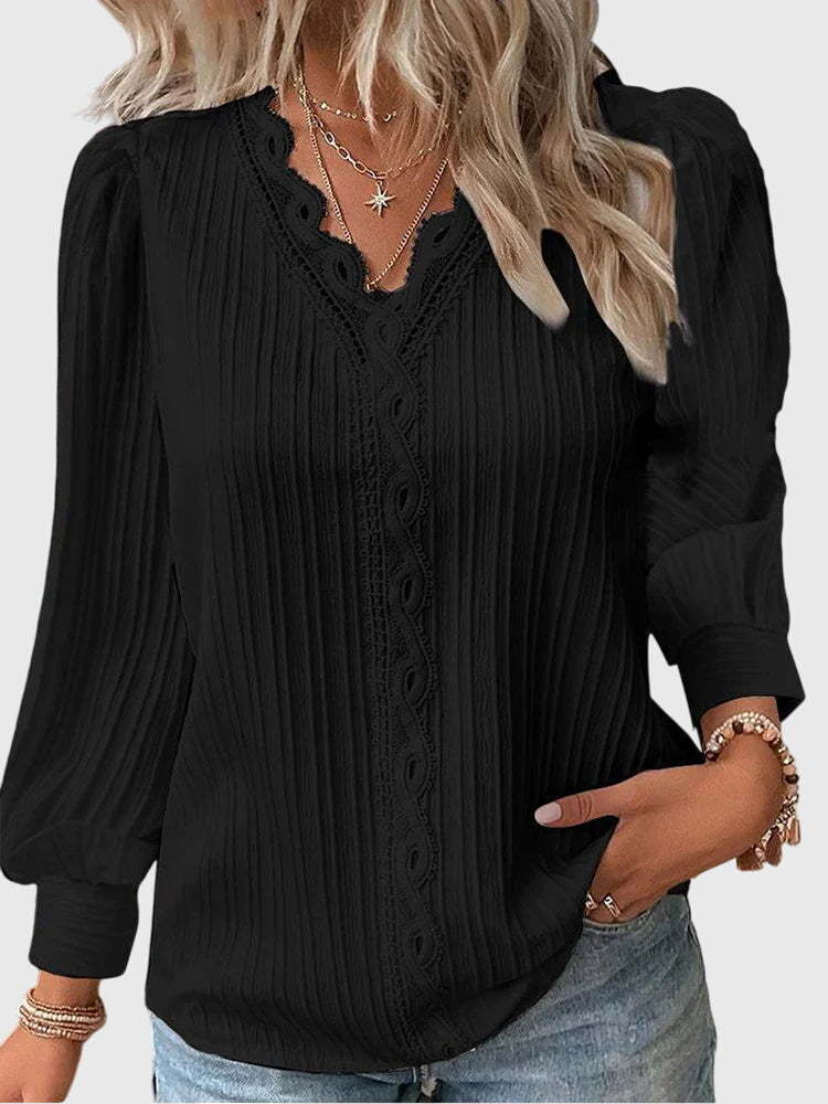 Davellia | Vintage Boho Lace Blouse