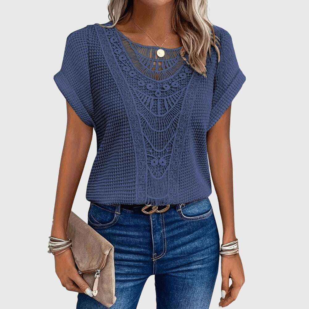 Davellia | Women's Ibiza Lace Elegant Top