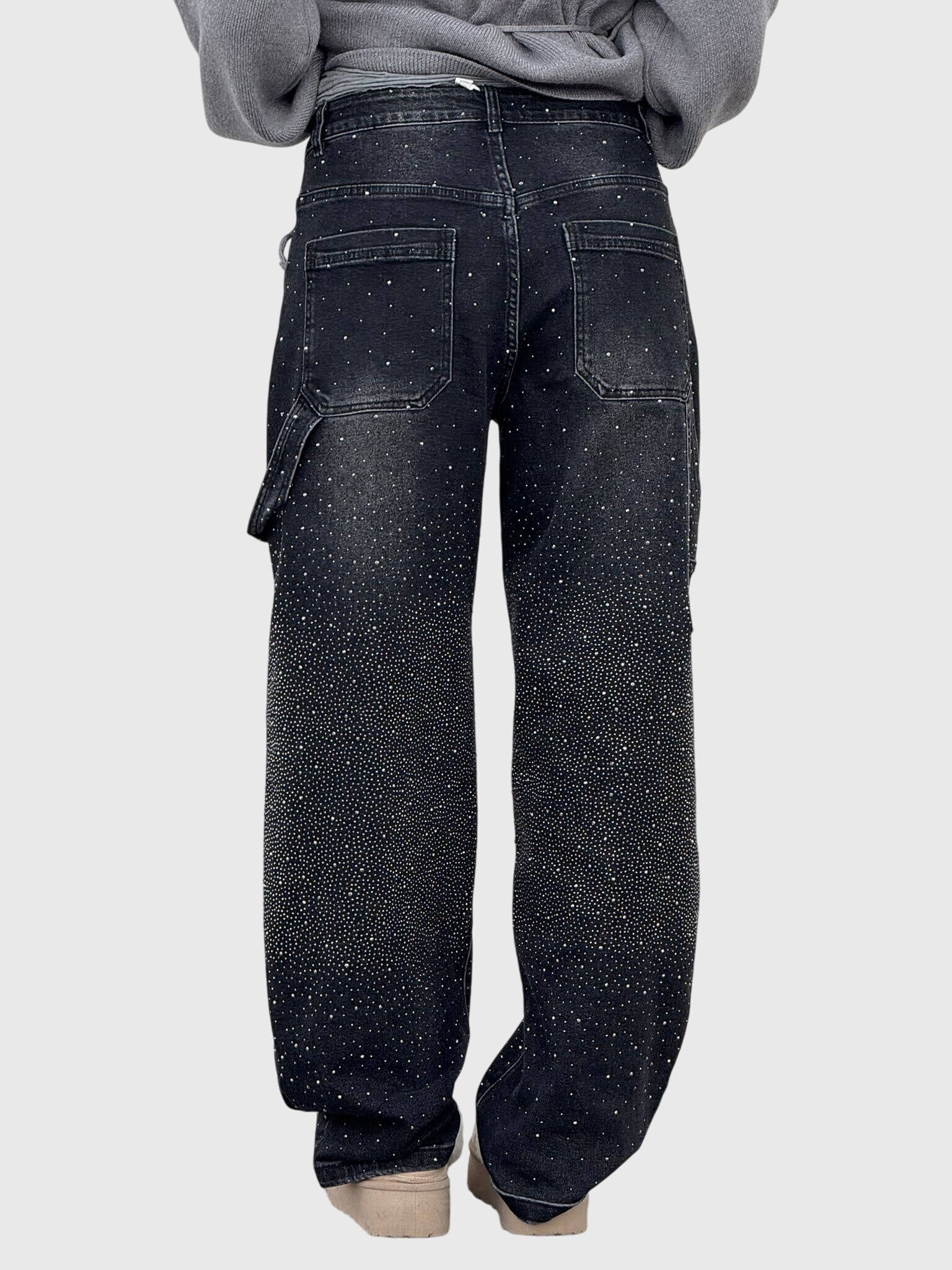 Davellia | Women’s Relaxed Balloon Fit Denim Pants