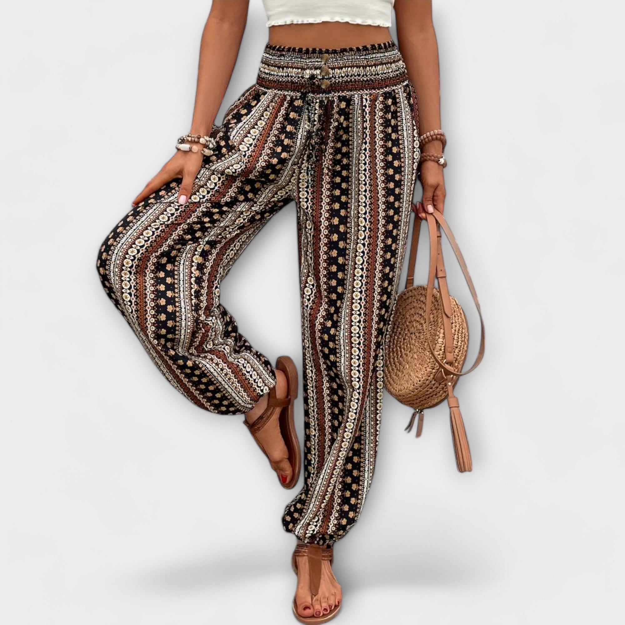 Davellia | Women’s Bohemian Print Pants