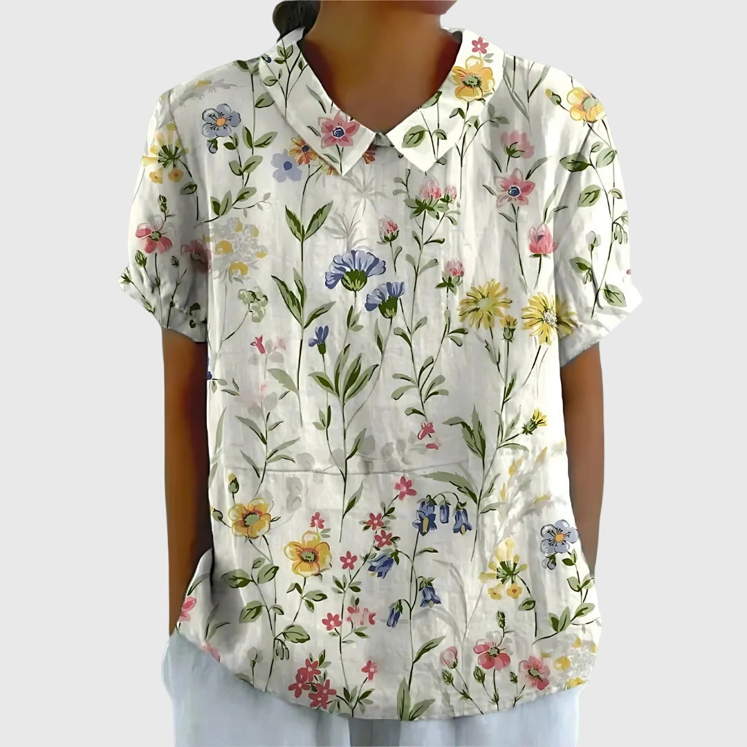 Davellia | Floral Loose Blouse