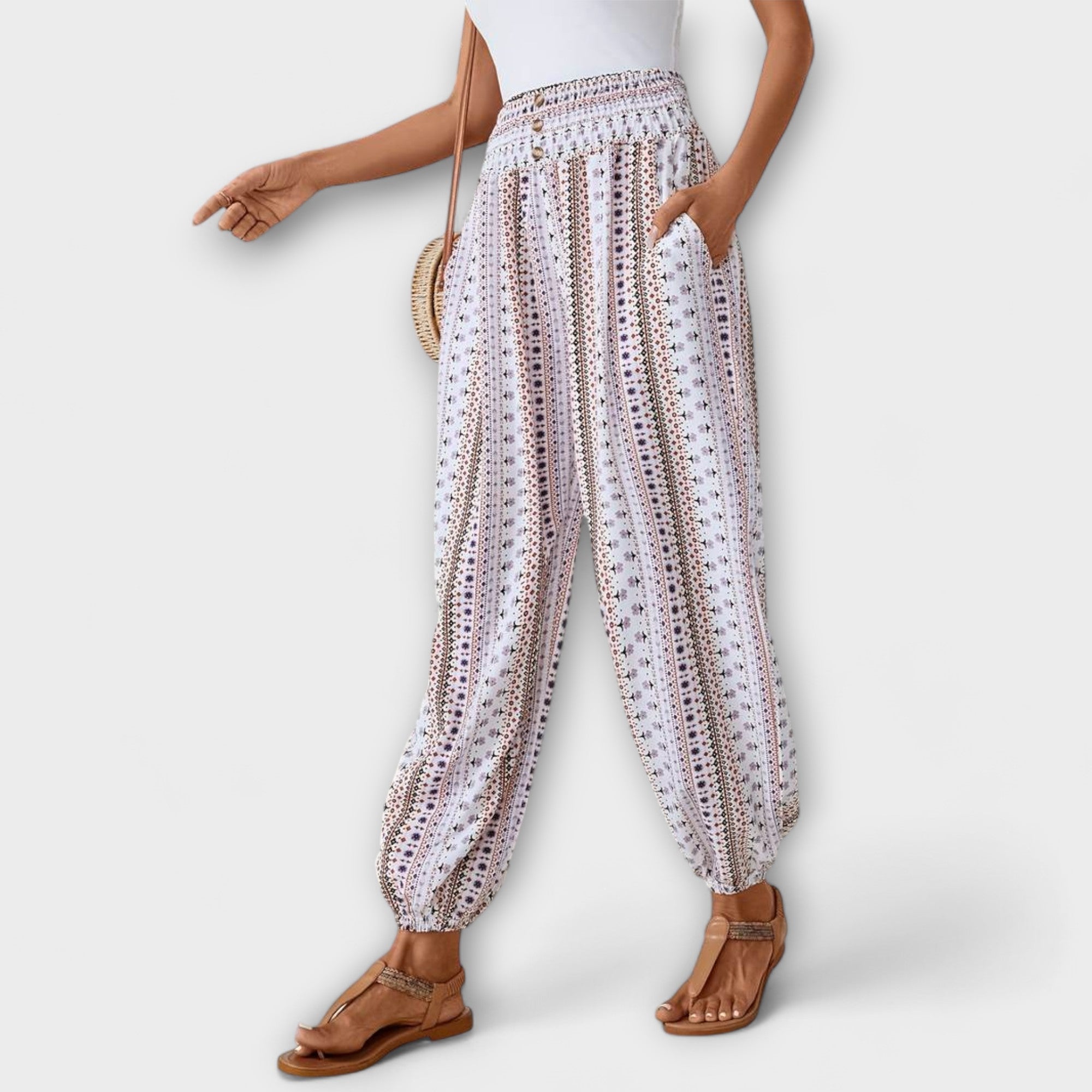 Davellia | Women’s Bohemian Print Pants